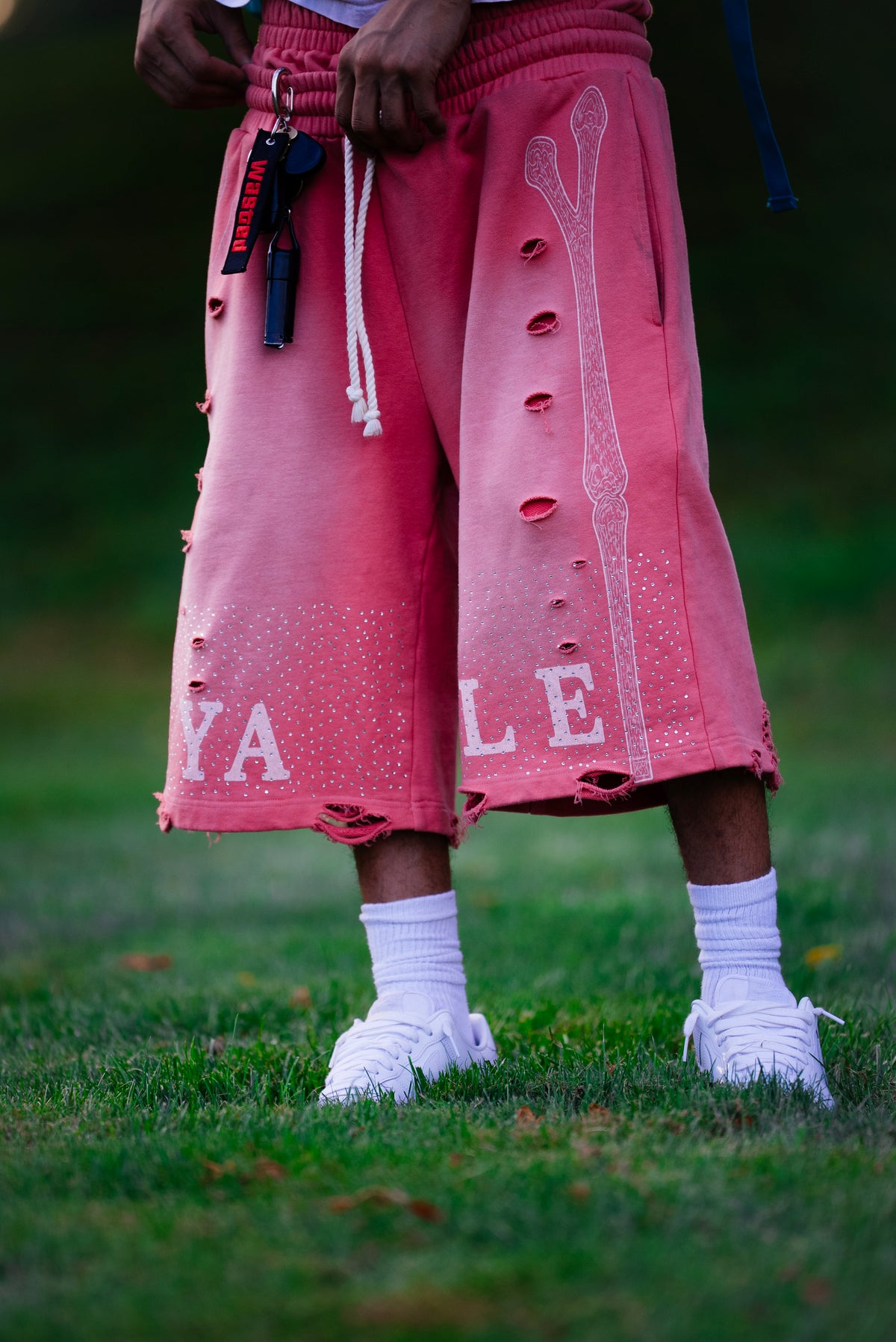 Double waisted Long shorts